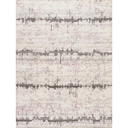 Pasargad 6 x 9 ft. Vogue Hand-Knotted Wool Area RugIvory & Gray PDR-3 6x9